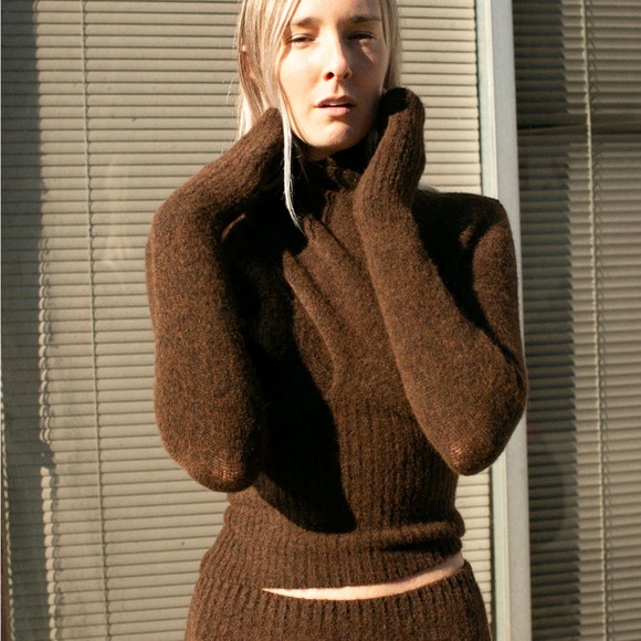 Paloma Wool Brown Fico Knit Top - Picture 4 of 12